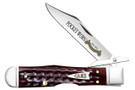 Case Cheetah Cub - Pocket Worn Mahogany Bone - Fluted Bolsters