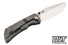 McNees PM Mac 2 3" - Hollow Grind - Atomic Stonewashed Titanium - Satin Hardware - Satin Stonewash Blade