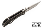 McNees PM Mac 2 3" - Hollow Grind - Atomic Bronze Titanium - Satin Hardware - Satin Stonewash Blade