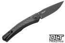 Zero Tolerance 0556BLK - Bead Blast Black PVD Titanium - Carbon Fiber Inlay - Bead Blasted Black PVD MagnaCut Blade