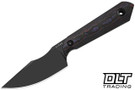 Kizer Mini Harpoon - Purple Haze FatCarbon - Black DLC M390 Blade
