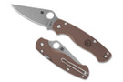 Spyderco Paramilitary 2 Lightweight - Brown FRN - 15V Blade - Sprint Run