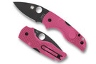 Spyderco Lil' Native Lightweight - Pink FRN - Black Blade