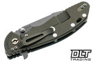 Hinderer XM-24 Harpoon Spanto S45VN - Battle Bronze Anodized Titanium - Working Finish Blade - Black G-10