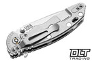 Hinderer 3.25" XM-18 S45VN Spearpoint - Stonewashed Titanium & Blade - Black G-10