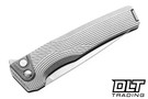 MachineWise Sonora - Raw Ti Bolster - Streamline Stonewash Titanium - Stonewash S90V Blade #1702