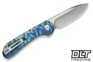 Civivi Knives Elementum Slip Joint C18062AJ-4 - Blue Ocean Resin - Satin 14C28N Blade