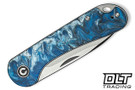 Civivi Knives Elementum Slip Joint C18062AJ-4 - Blue Ocean Resin - Satin 14C28N Blade
