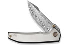 WE Knife Company Ryson 24086-DS1 - Gray Titanium - Hugin Damasteel Blade