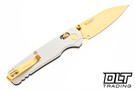 Kershaw Bel Air 6105WGLD - Pope White Aluminum - Gold MagnaCut Blade