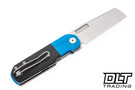 Vero Engineering Avid 2 - Blue & Black G-10 - Stonewash S45VN Blade