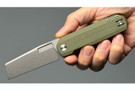 Vero Engineering Avid 2 - OD Green G-10 - Stonewash S45VN Blade