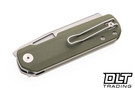 Vero Engineering Avid 2 - OD Green G-10 - Stonewash S45VN Blade