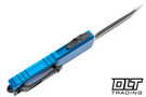 Microtech 12334-1BL UTX-85 Gen IV T/E - Blue Handle - Black Blade