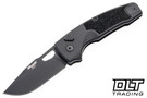 Hogue SIG K365A 2.75" MagnaCut - Black Polymer Handle - Black Cerakote Clip Point Blade