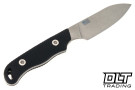 Hellbender Ranch Hand - Stonewash Tumbled MagnaCut Blade - Black G-10