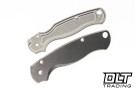 Flytanium Spyderco Paramilitary 2 Classic Scales - Stonewash Titanium