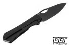 Flytanium Theory - Black DLC Titanium - DLC 20CV Drop Point Blade