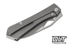 Flytanium Theory - Satin Titanium - Satin 20CV Drop Point Blade