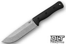 Reiff F6 Gen 2 - Black Canvas Micarta - Saber Stonewash 3V Blade - Black Kydex
