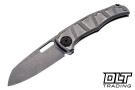 Rangermade Knife & Tool OBJ-2 - Titanium - Sheepsfoot MagnaCut Blade #021