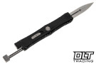 Microtech 1152-10MS1 Nemesis IV D/E - Black Handle - Stonewashed Blade
