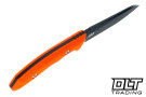 Hinderer Flashpoint Sheepsfoot MagnaCut - Battle Black DLC Blade - Orange G-10