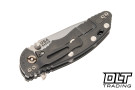 Hinderer 3.25" XM-18 S45VN Spearpoint - Working Finish Titanium - Stonewashed Blade - Black G-10