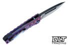 Medford Marauder Drop Point - DLC MagnaCut - Violet Lightning Sculpting - Flamed Hardware & Clip