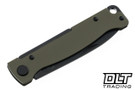 Boker Atlas - OD Green Stainless Steel - Black Stonewash 14C28N Blade