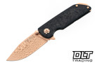Boker M4 Sherman Damascus Rose Gold Limited Edition