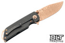 Boker M4 Sherman Damascus Rose Gold Limited Edition