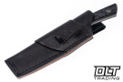 Lynch Blades Swift Six - Metal Flake Titanium - Service Cru-Wear Blade - Black Leather
