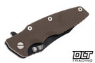 Hinderer Eklipse Spear Point S45VN - Battle Black DLC - FDE G-10