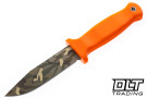 Demko USA Armiger 4 3V Clip Point - Multi-Layer Camouflage - Orange