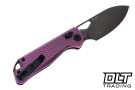 Kunwu Pulsar - Purple Diamond Texture Titanium - DLC Elmax Blade