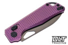 Kunwu Pulsar - Purple Diamond Texture Titanium - DLC Elmax Blade