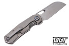 Kunwu S Tao II - Grey Orange Peel Texture Titanium - Satin Vanax Blade