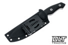 Kunwu Stiffy G - Black Micarta - Satin Assab 88 Blade - Kydex Sheath