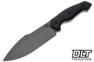 Kunwu Stiffy G - Black Micarta - DLC Assab 88 Blade - Kydex Sheath