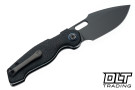 Kunwu Gringo Verta Lock - PVD Black Honeydew Texture Titanium - DLC Elmax Blade
