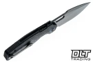 Kunwu Gringo Verta Lock - PVD Black Honeydew Texture Titanium - DLC Elmax Blade