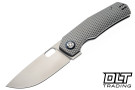 Kunwu Tao III - Bead Blast Diamond Texture Titanium - Satin Vanax Blade