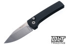 Pro-Tech Chaves Scapegoat - Black Aluminum Handle - Stonewashed MagnaMax Blade