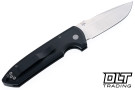 Pro-Tech Rockeye - Black Aluminum Handle - Stonewashed MagnaCut Blade