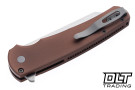 Pro-Tech Malibu Reverse Tanto - FDE Aluminum Handle - Stonewashed MagnaCut Blade