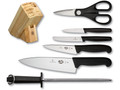 Victorinox 7 Piece Block Set - Missing Scissors, box damaged (Insider)