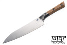 Microtech 6" Utility Knife - Stonewashed Blade - Titanium Bolster - Coyote Brown G-10