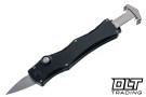 Microtech 1150-10MS1 Halo IV - Black Handle - Stonewash Blade - Marfione Select
