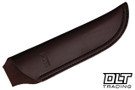 TOPS Ontario XL Hunter - Red Canvas Micarta - Orange Liners - Bronze Traction Coated 1095HC Blade